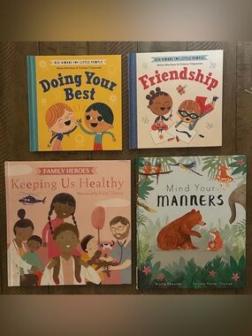 4 Kane Miller hardback books